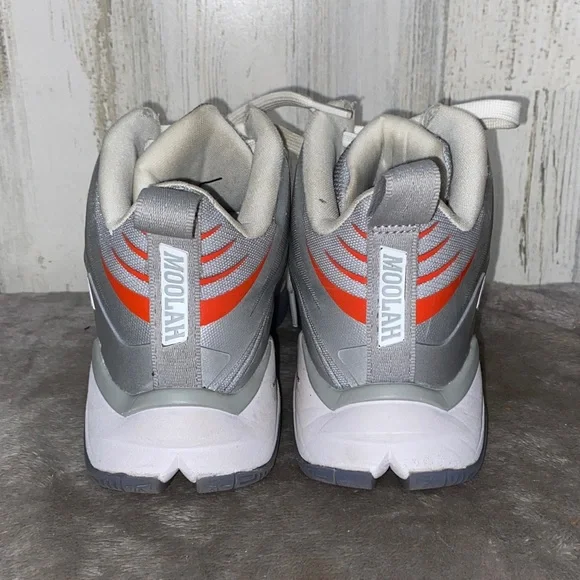 1114 Moolah Silver Double Triple Basketball Sneakers - Picture 5 of 9